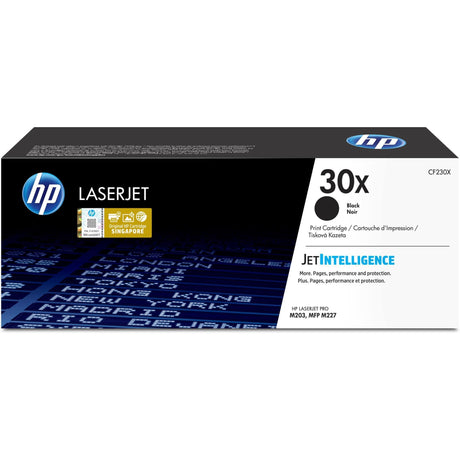 HP 30X Black Toner Cartridge 3,500 Pages Original CF230X Single-pack