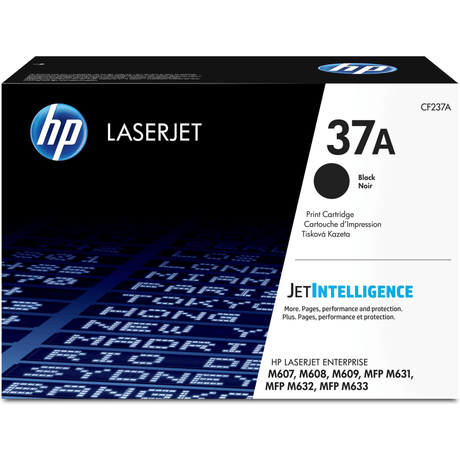 HP 37A Black Toner Cartridge 11,000 Pages Original CF237A Single-pack