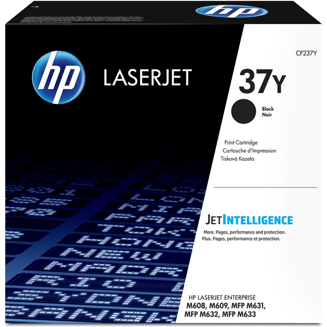 HP 37Y Black Toner Cartridge 41,000 Pages Original CF237Y Single-pack