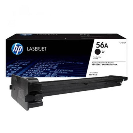 HP 56A Black Toner Cartridge 7,400 Pages Original CF256A Single-pack