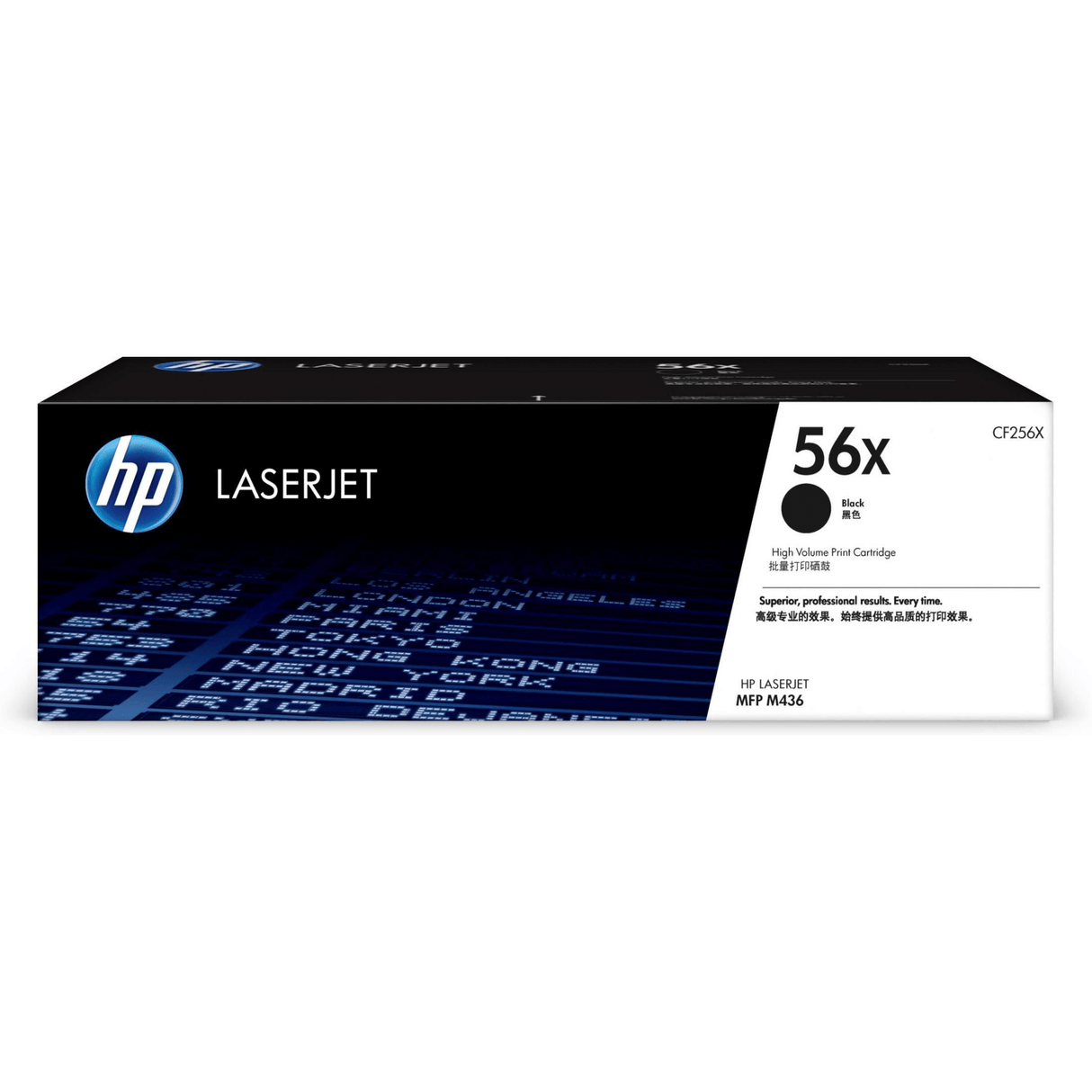 HP 56X Black Toner Cartridge 13,700 Pages Original CF256X Single-pack