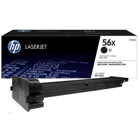 HP 56X Black Toner Cartridge 13,700 Pages Original CF256X Single-pack