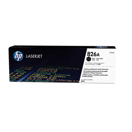 HP 826A Black Toner Cartridge 29,000 Pages Original CF310A Single-pack