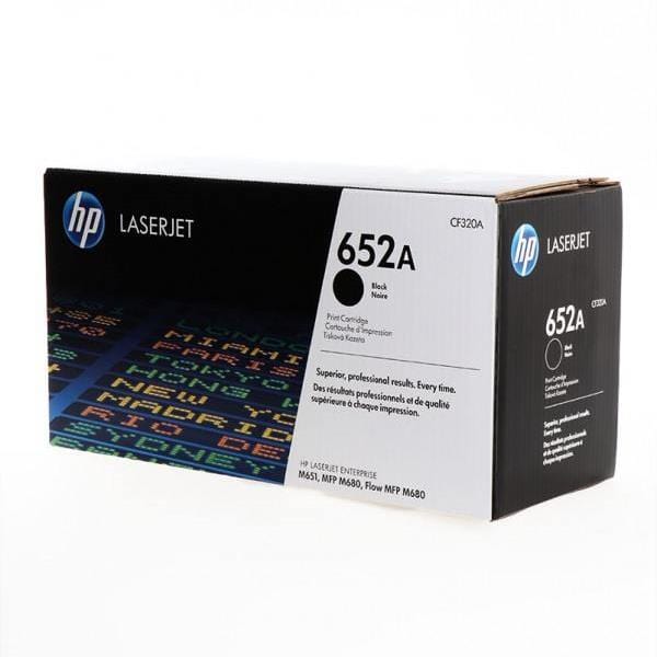 HP 652A Black Toner Cartridge 11,500 pages Original CF320A Single-pack