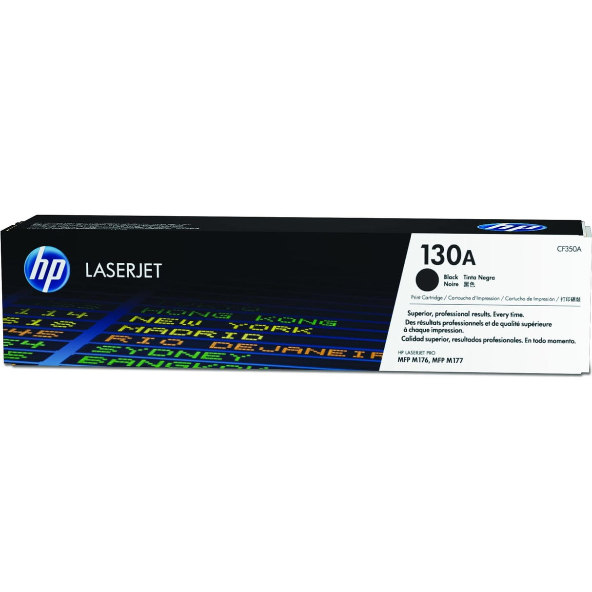 HP 130A Black Toner Cartridge 1,300 Pages Original CF350A Single-pack