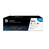 HP 304A Cyan Magenta Yellow Toner Cartridge 2,800 Pages Original CF372AM Single-pack