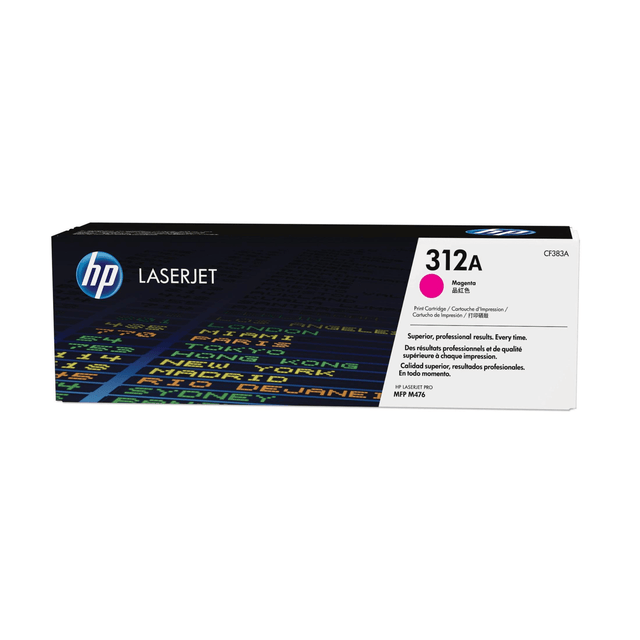 HP 312A Magenta Toner Cartridge 2,700 Pages Original CF383A Single-pack