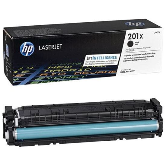 HP 201X Black Toner Cartridge 2,800 Pages Original CF400X Single-pack