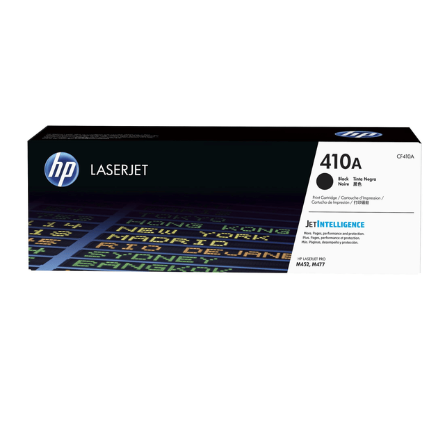 HP 410A Black Toner Cartridge 2,300 Pages Original CF410A Single-pack