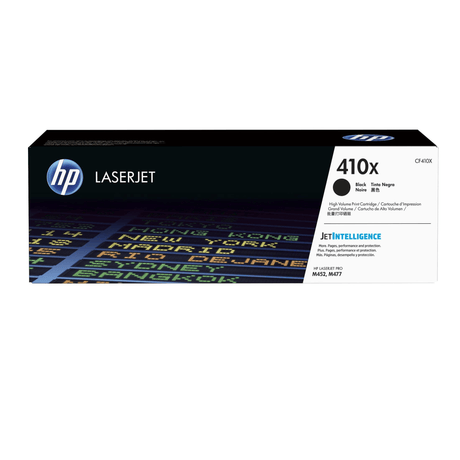 HP 410X Black Toner Cartridge 6,500 Pages Original CF410X Single-pack