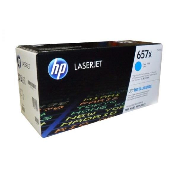 HP 657X Cyan Toner Cartridge 23,000 Pages Original CF471X Single-pack