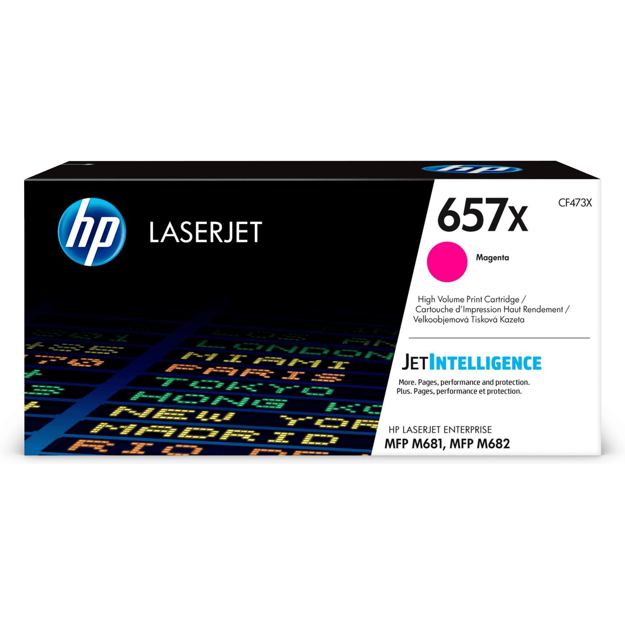 HP 657X Magenta Toner Cartridge 23,000 Pages Original CF473X Single-pack