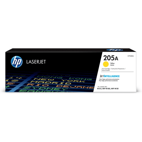 HP 205A Yellow Toner Cartridge 900 Pages Original CF532A Single-pack