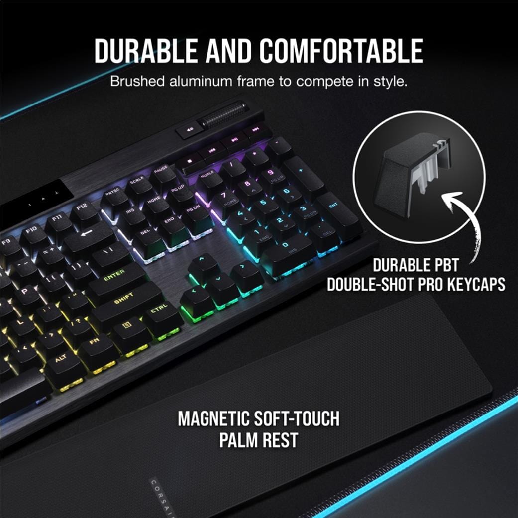 Corsair K70 RGB Pro Mechanical Gaming Keyboard Cherry MX Speed CH-9109414-NA