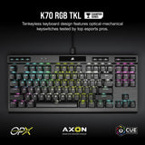 Corsair ? K70 TKL Champion? serijos klaviat?ra (CH-911901A-NA) keyboard