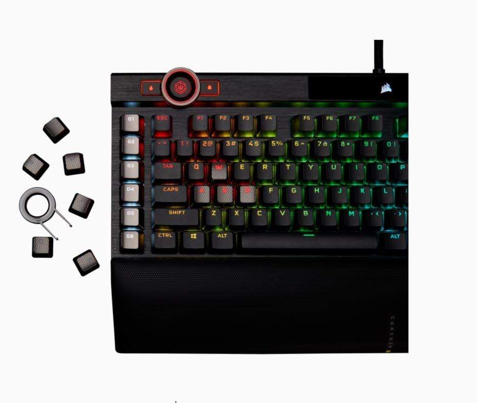 Corsair K100 RGB keyboard USB QWERTZ Dutch Black