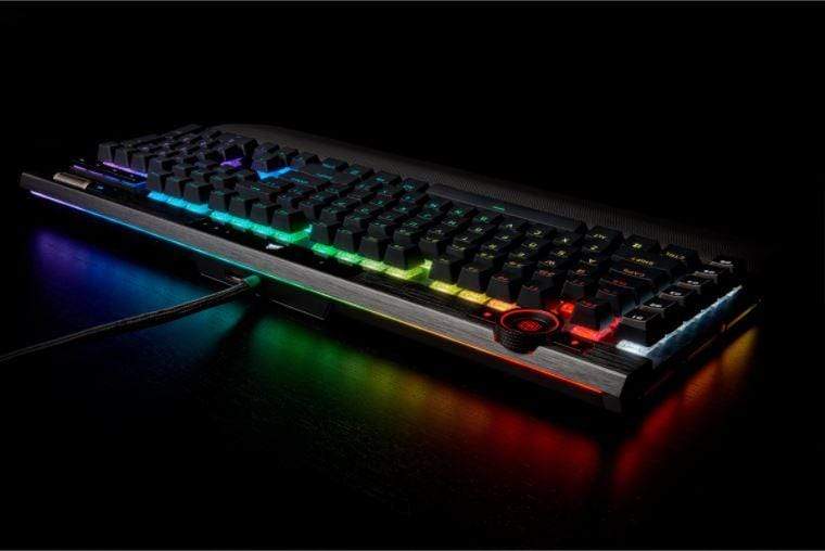 Corsair K100 RGB keyboard USB QWERTZ Dutch Black