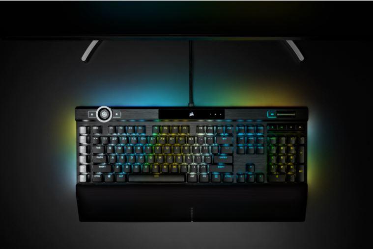 Corsair K100 RGB keyboard USB QWERTZ Dutch Black