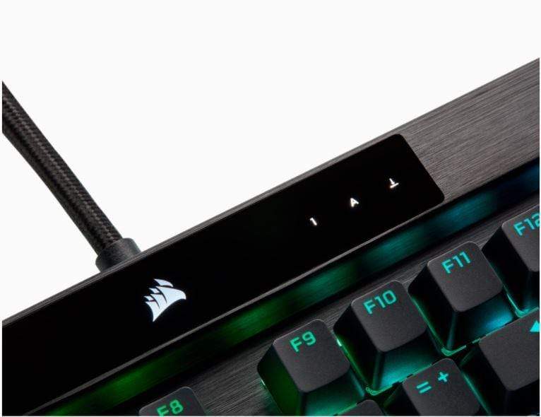 Corsair K100 RGB keyboard USB QWERTZ Dutch Black