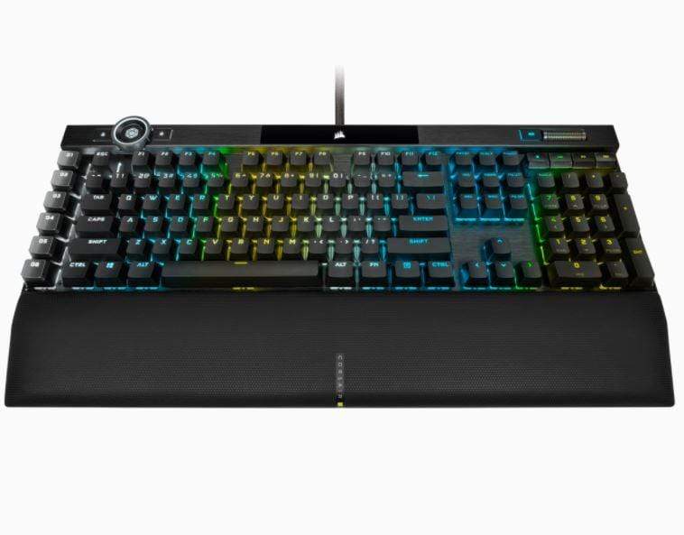 Corsair K100 RGB keyboard USB QWERTZ Dutch Black