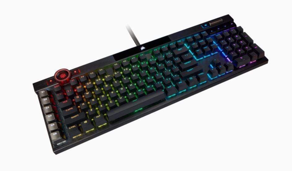 Corsair K100 RGB keyboard USB QWERTZ Dutch Black