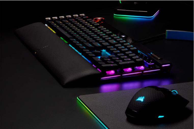 Corsair K100 RGB keyboard USB QWERTZ Dutch Black