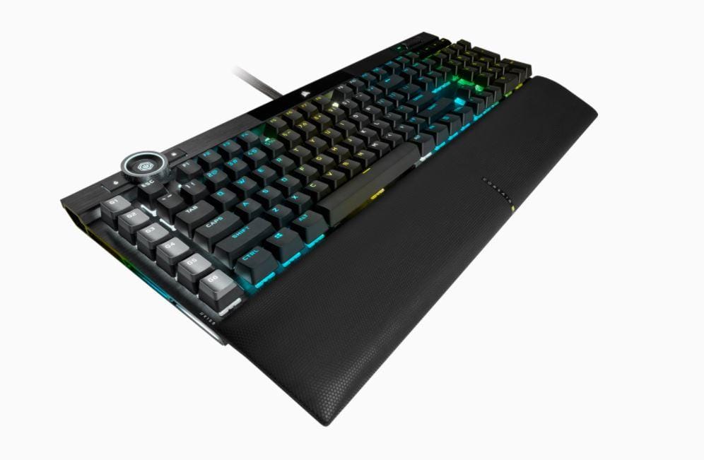 Corsair K100 RGB keyboard USB QWERTZ Dutch Black