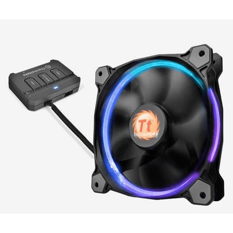 Thermaltake RIing 14 Computer Case Fan 140mm Black 1400rpm CL-F043-PL14SW-A