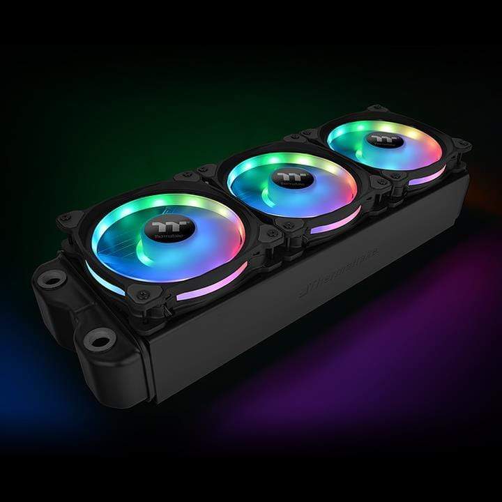 Thermaltake Riing Duo 14 LED RGB Premium Edition Computer Case Fan Black 1400rpm CL-F078-PL14SW-A