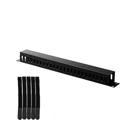 Acconet Server Rack Cable Management Bracket 1U Black CM-1U