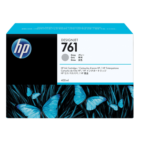 HP 761 400-ml DesignJet Grey Printer Ink Cartridge Original CM995A Single-pack