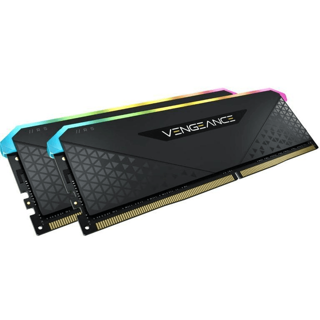 Corsair Vengeance RGB RS Memory Module 32GB 2 x 16GB DDR4 3600 MHz Black CMG32GX4M2D3600C18