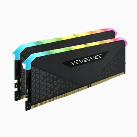 Corsair VENGEANCE RGB RS 2 x 32GB DDR4 DRAM 3600MHz C16 Memory Module Kit Black CMG64GX4M2D3600C18