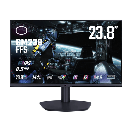 Cooler Master GM24 23.8-inch FHD 1920 x 1080 16:9 144Hz 0.5ms IPS LED Monitor GM238-FFS