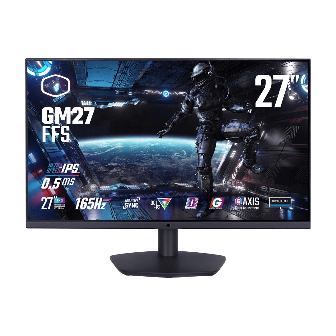 Cooler Master GM2727-inch FHD 1920 x 1080 16:9 165hz 0.5ms IPS LED Monitor GM27-FFS