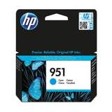 HP 951 Cyan Standard Yield Printer Ink Cartridge Original CN050AE Single-pack