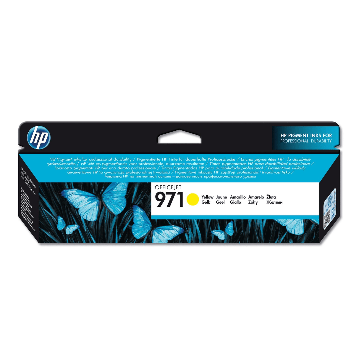 HP 971 Yellow Standard Yield Printer Ink Cartridge Original CN624AE Single-pack