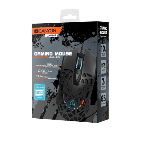 Canyon Puncher GM-20 Wired Optical Gaming Mouse Black CND-SGM20B