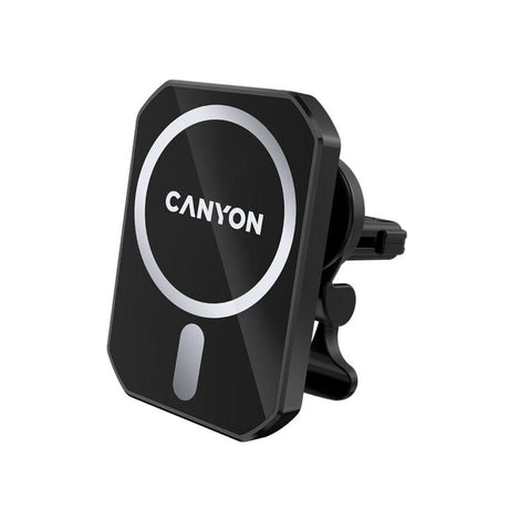 Canyon CM-15 iPhone 12/13 Magnetic Car Holder with Wireless Charging Black CNE-CCA15B01