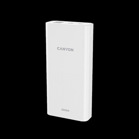 Canyon PB-2001 20000 mAh Power Bank White CNE-CPB2001W