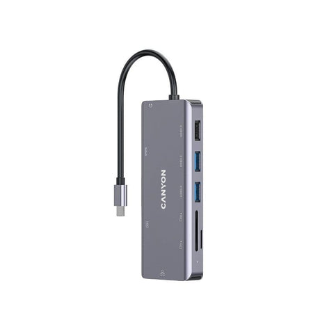 Canyon DS-11 9-in-1 USB-C Hub Dark Grey CNS-TDS11