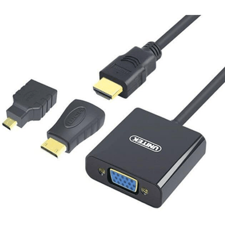 Unitek 3-in-1 HDMI To VGA With Audio Converter CNV-HDMI-VGAF-3IN1-U