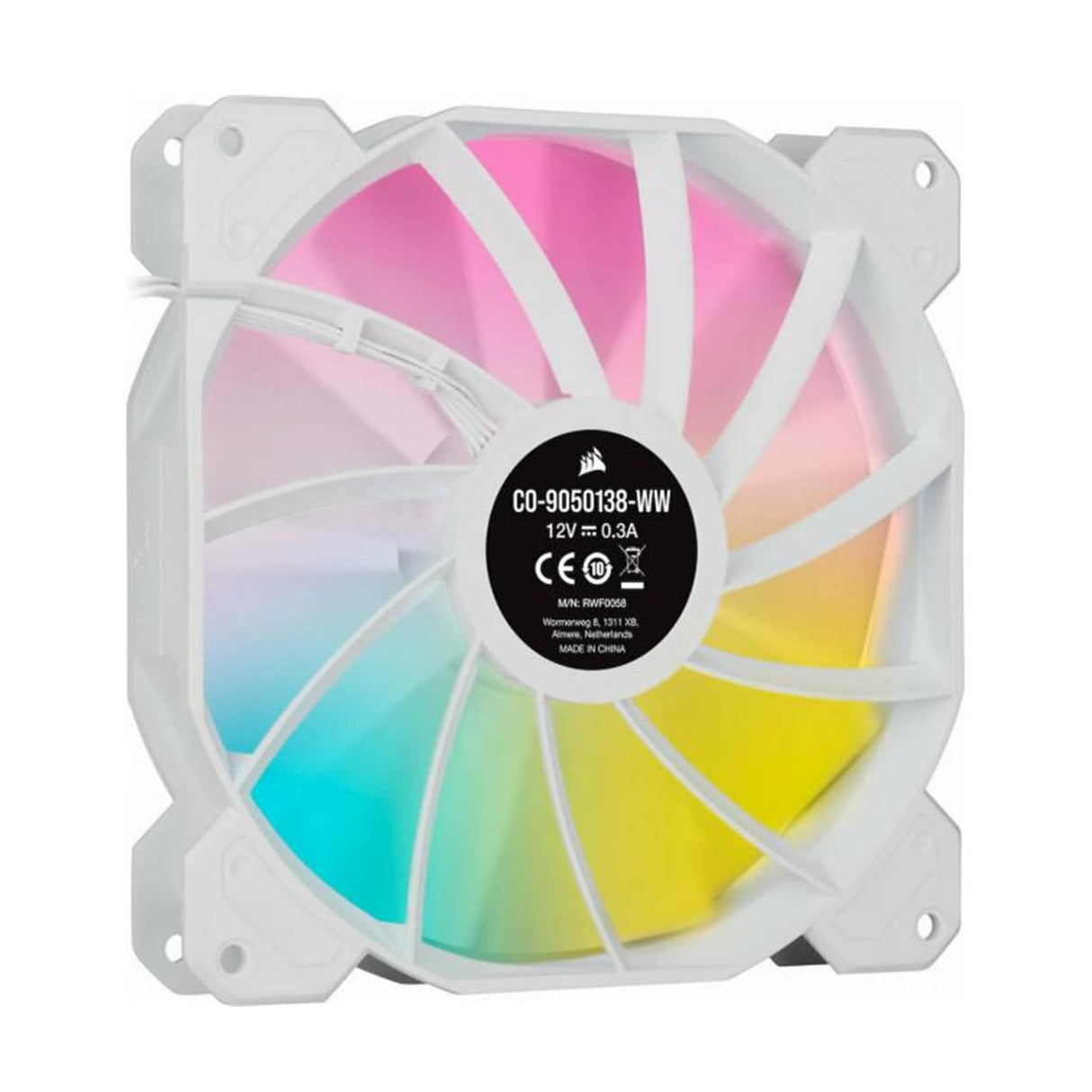 Corsair SP140 RGB ELITE Computer Case Fan 14 cm White 2 pc(s)