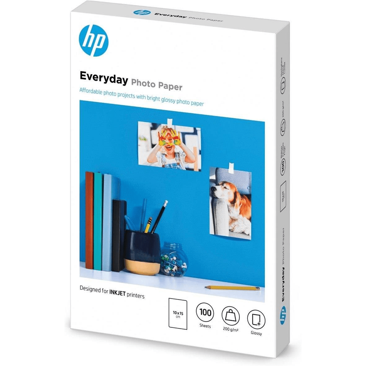 HP Everyday Glossy Photo Paper 10x15cm 100-sheet CR757A