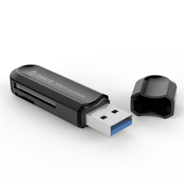 Orico USB 3.0 SD and TF Card Reader CRS21-BK