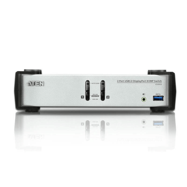 ATEN 2-port USB 3.1 Gen 1 DisplayPort KVMP Switch CS1912