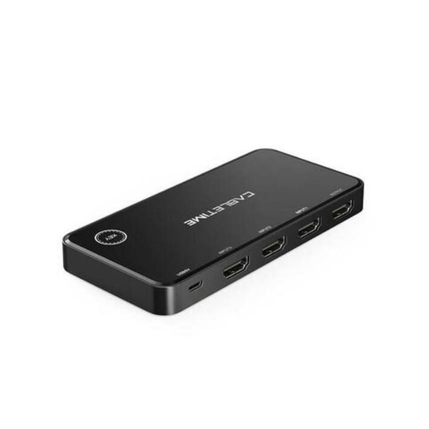 Cabletime CP31B 3-in-1 HDMI Switch CT-HS4K3-PB