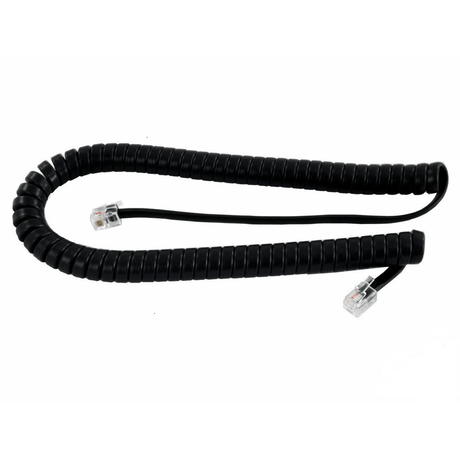 Snom Curly Black Telephone Cord