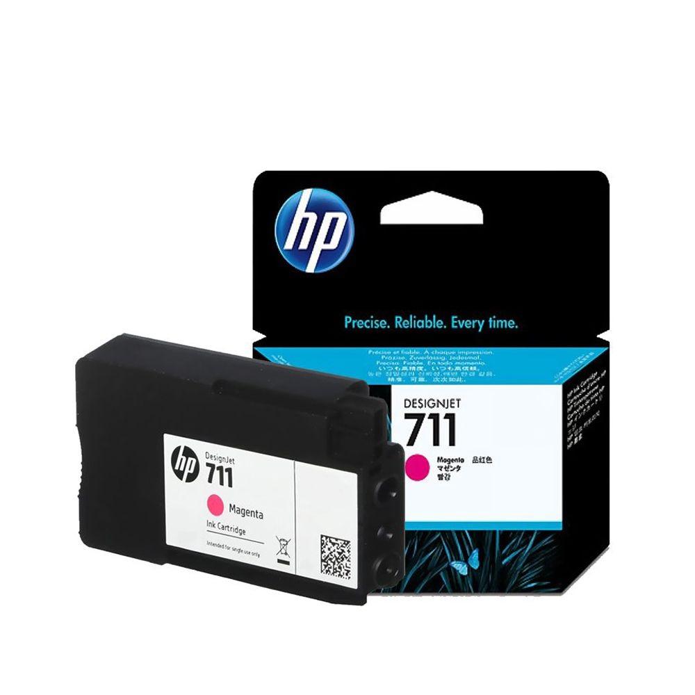 HP 711 29-ml DesignJet Magenta Printer Ink Cartridge Original CZ131A Single-pack