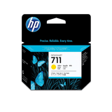 HP 711 29-ml DesignJet Yellow Printer Ink Cartridges Original CZ136A 3-pack